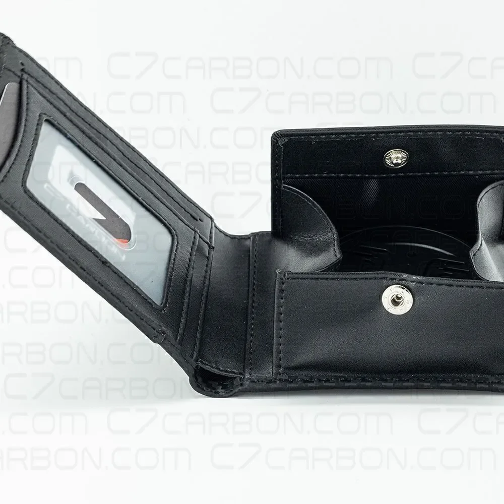 NWT Carbon Fiber Leather Wallet Bifold with RFID Blocking Ships today